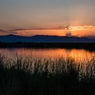 Sonnenuntergang Bear river bird refuge