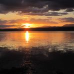 Sonnenuntergang Beauly Firth bei Inverness