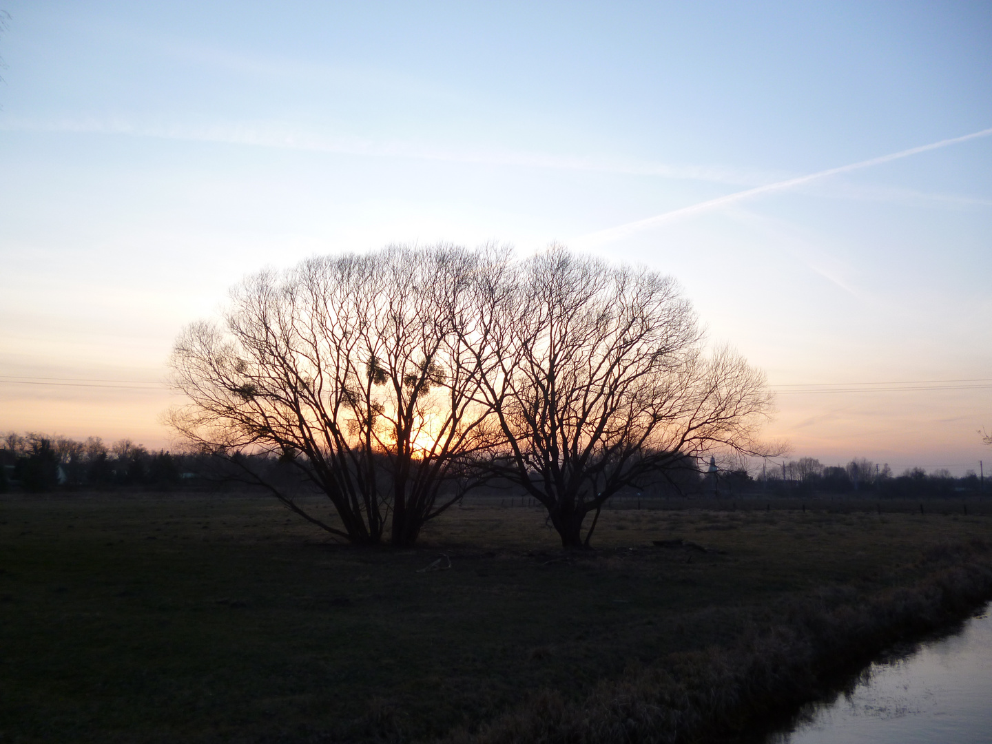 Sonnenuntergang bei - 16 C° ...