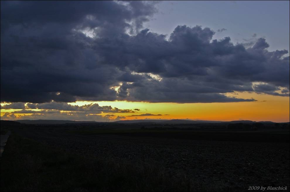 Sonnenuntergang bei Ahrbergen