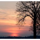 Sonnenuntergang bei Alsfeld 10.10.02