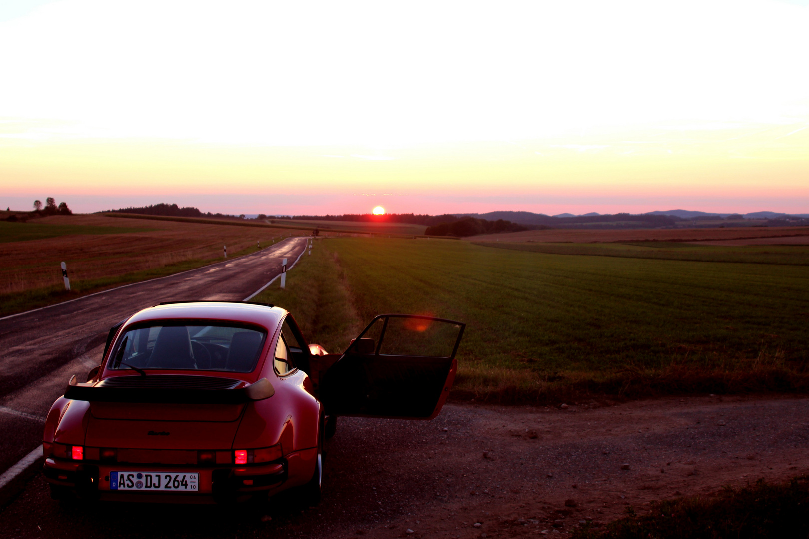 Sonnenuntergang bei Altzirkendorf