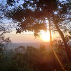 Sonnenuntergang bei Angkor Wat