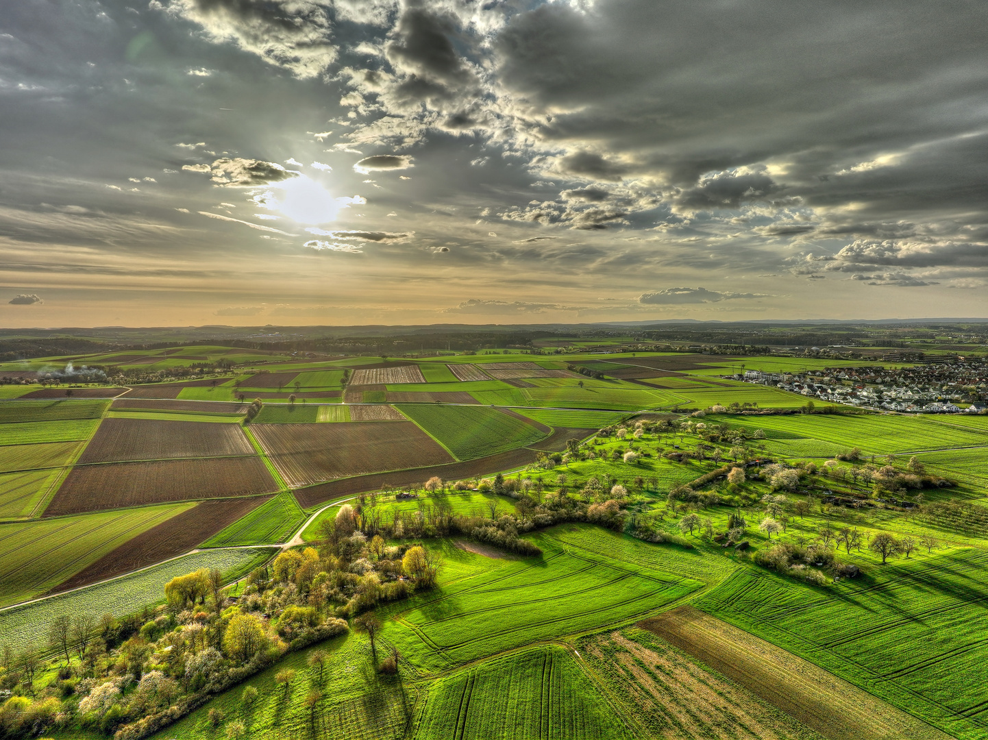 Sonnenuntergang bei Bad Wimpfen 