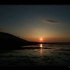 Sonnenuntergang bei Ballyvaughan, Irland County Clare