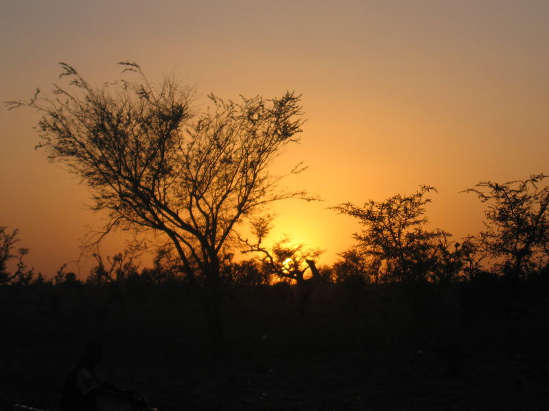 Sonnenuntergang bei Bandiagara