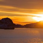 Sonnenuntergang bei Bodø