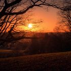 Sonnenuntergang bei Bonn