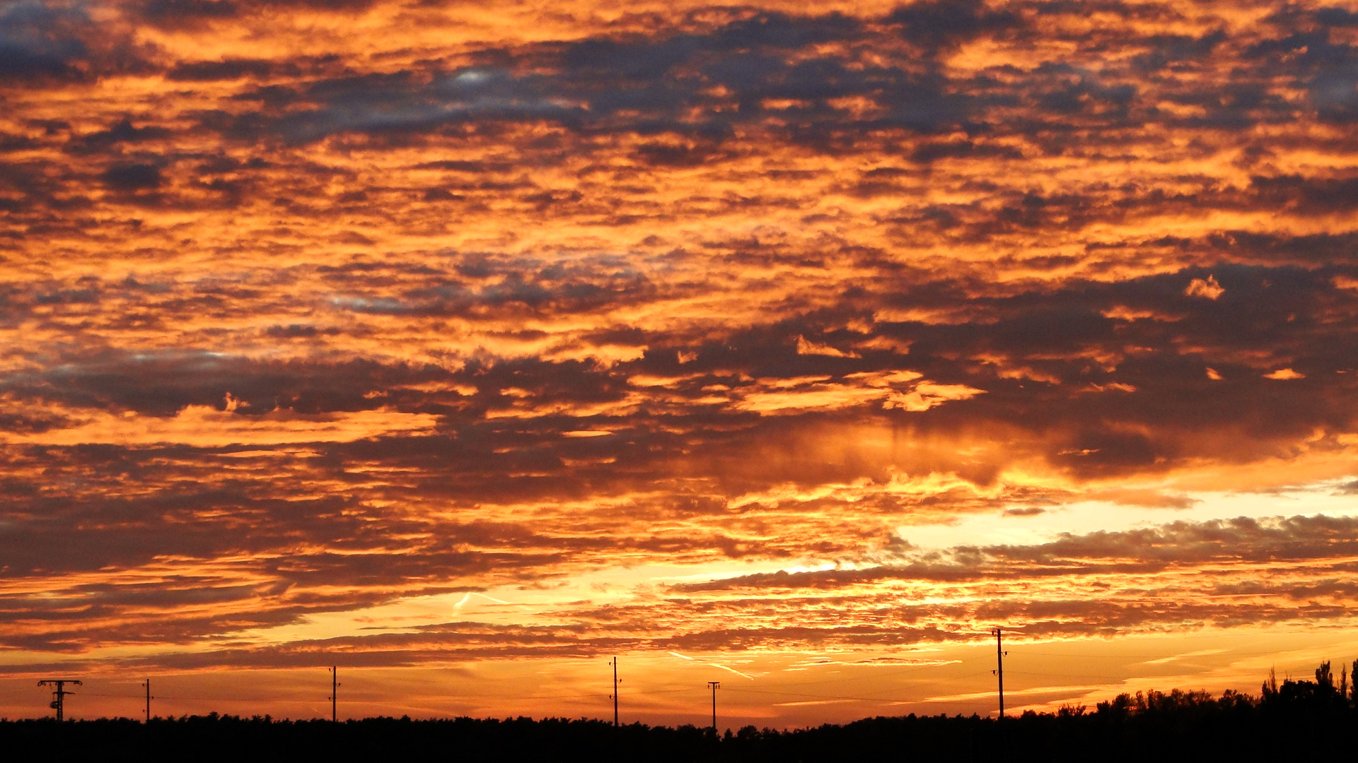 Sonnenuntergang bei Brandenburg