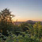 Sonnenuntergang bei Burg Trifels