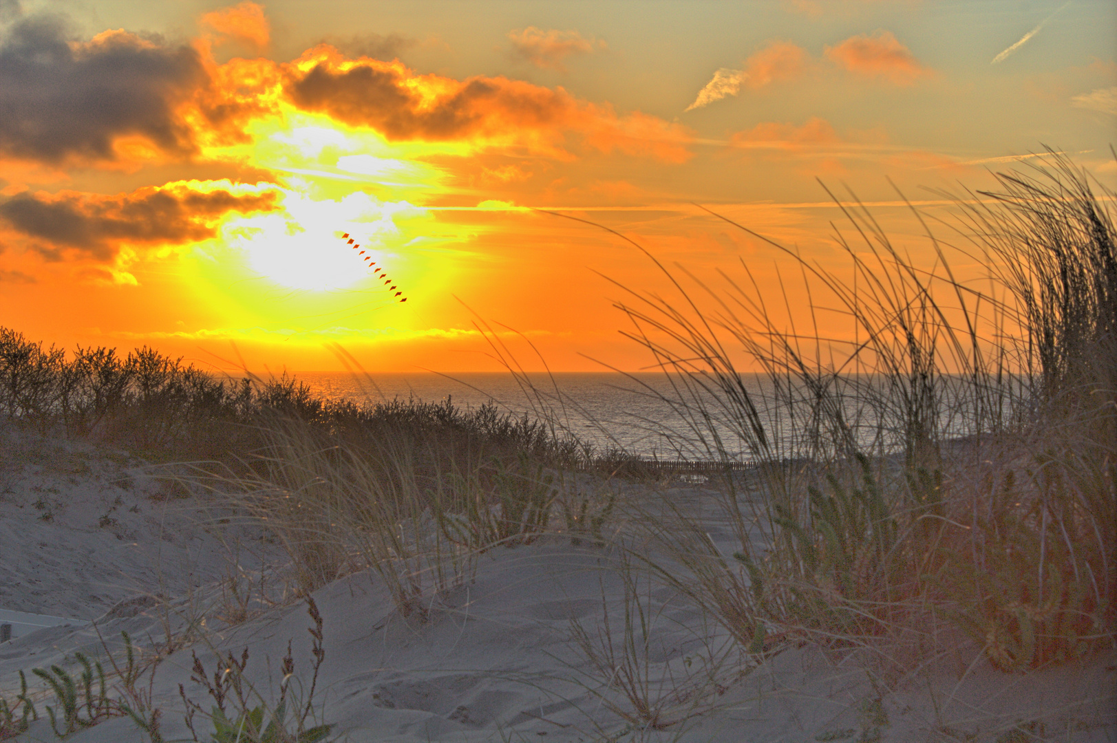 Sonnenuntergang bei Cadzand Bad