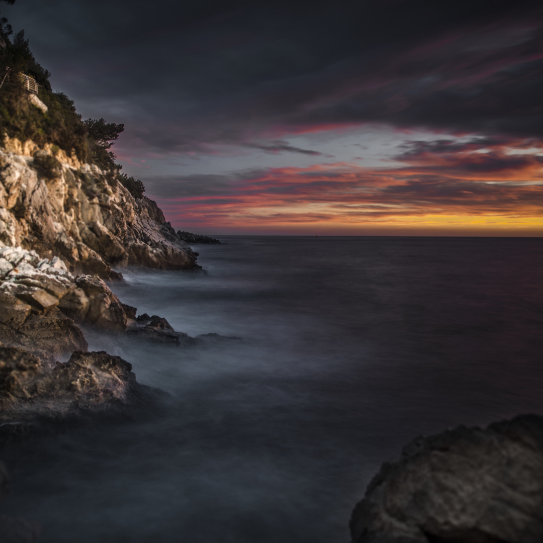 Sonnenuntergang bei Cap Ferrat / Nizza