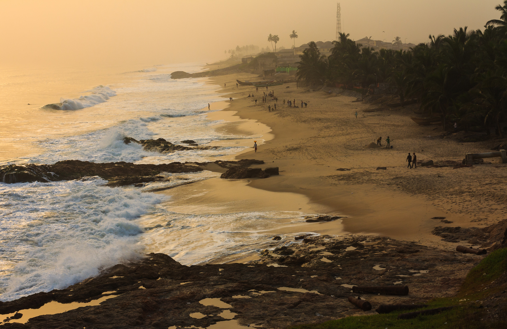 Sonnenuntergang bei Cape Coast