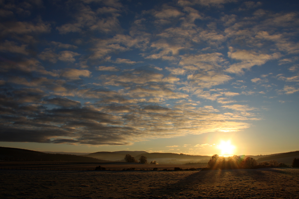 Sonnenuntergang bei Cardow