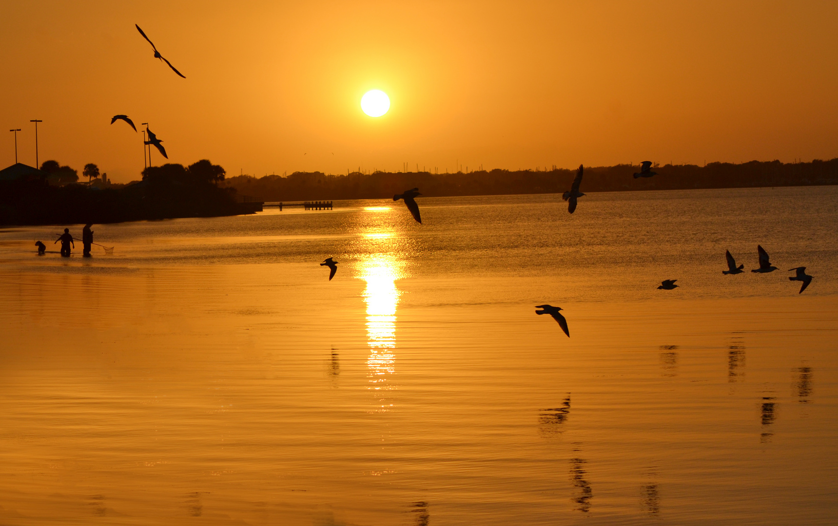 Sonnenuntergang bei Cocoa Beach