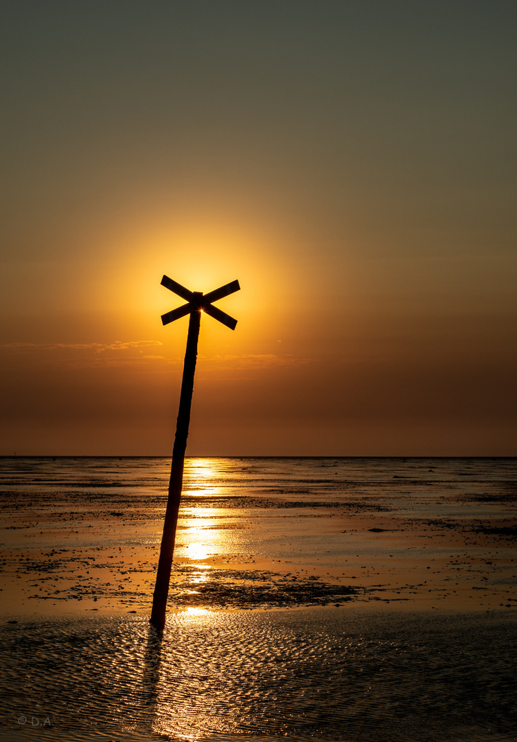 Sonnenuntergang bei Cuxhaven 3