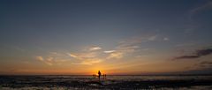 Sonnenuntergang bei Cuxhaven Duhnen