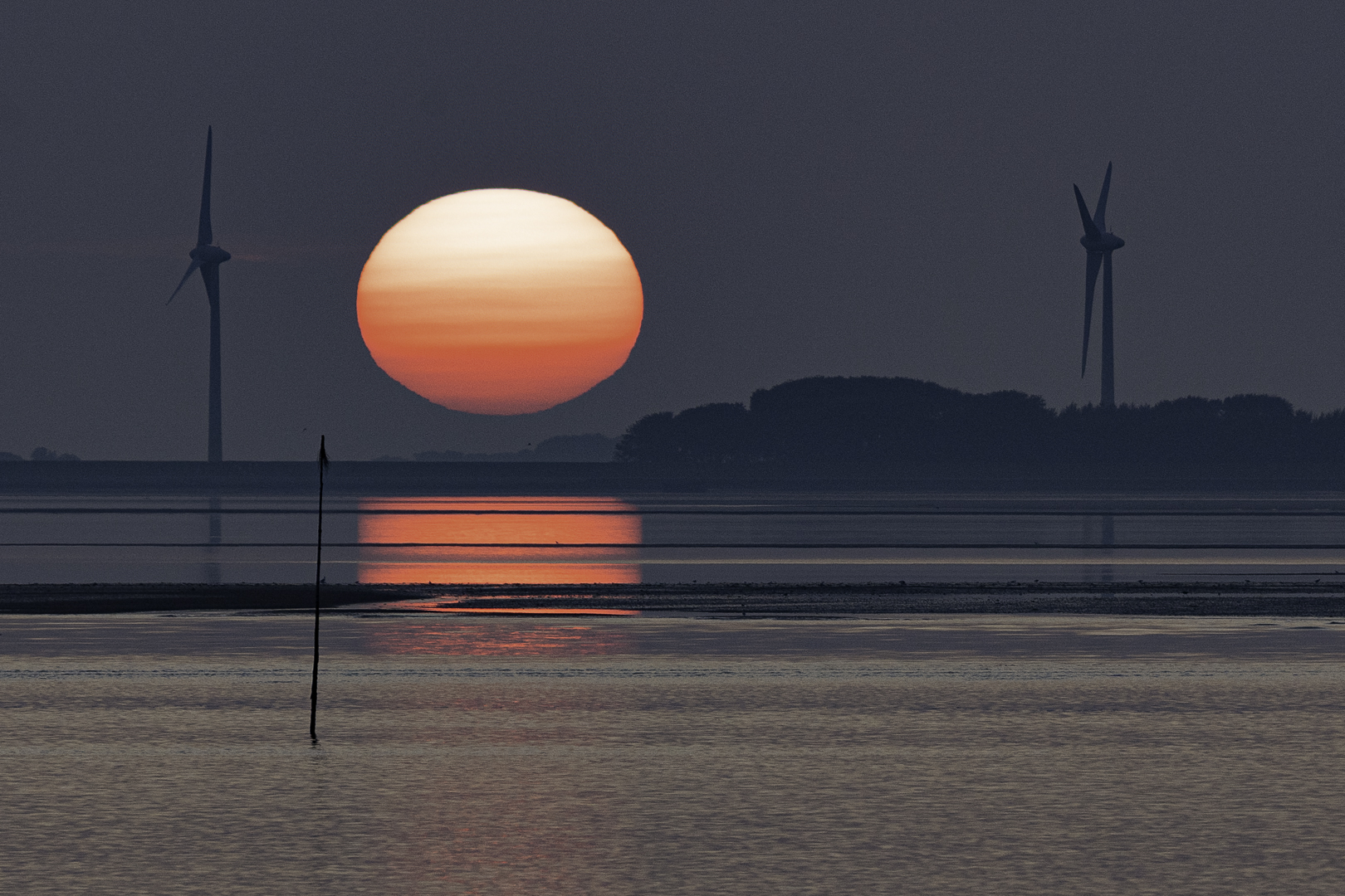 Sonnenuntergang bei Dagebüll