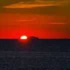 Sonnenuntergang bei den äolischen Inseln