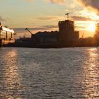 Sonnenuntergang bei den Cruise Days 2017 in Hamburg 