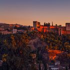 Sonnenuntergang bei der Alhambra