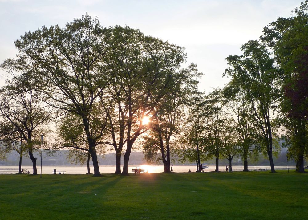 Sonnenuntergang bei der Lidowiese ...