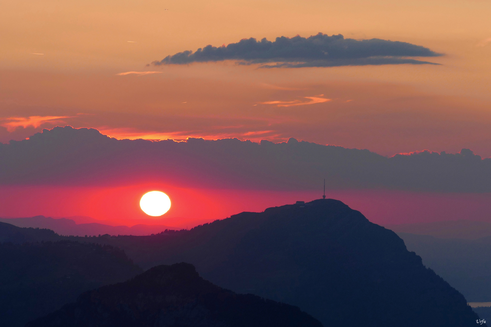 Sonnenuntergang bei der Rigi (1091)