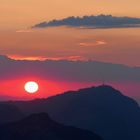 Sonnenuntergang bei der Rigi (1091)