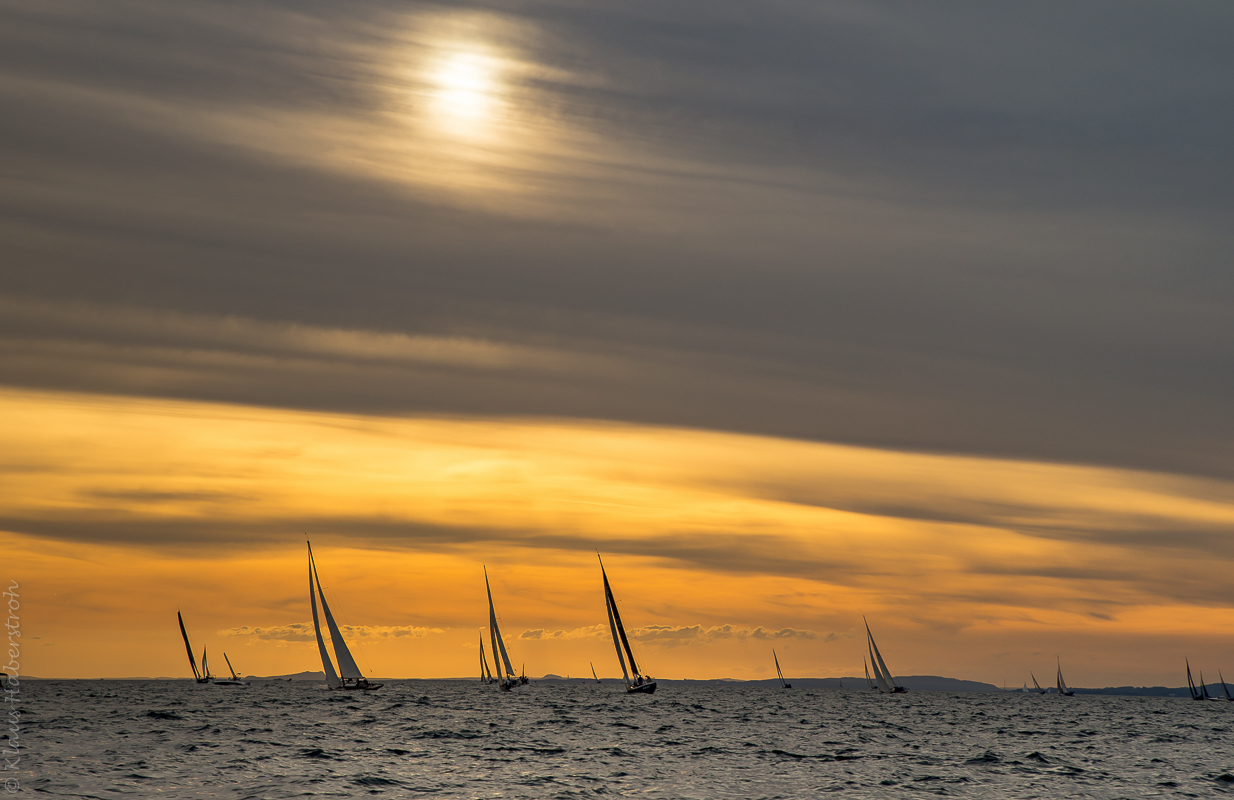 Sonnenuntergang bei der Rundum 2017