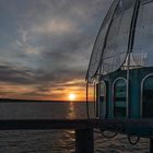 Sonnenuntergang bei der Tauchglocke in Zinnowitz