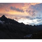 Sonnenuntergang bei der Wiesbadener Hütte