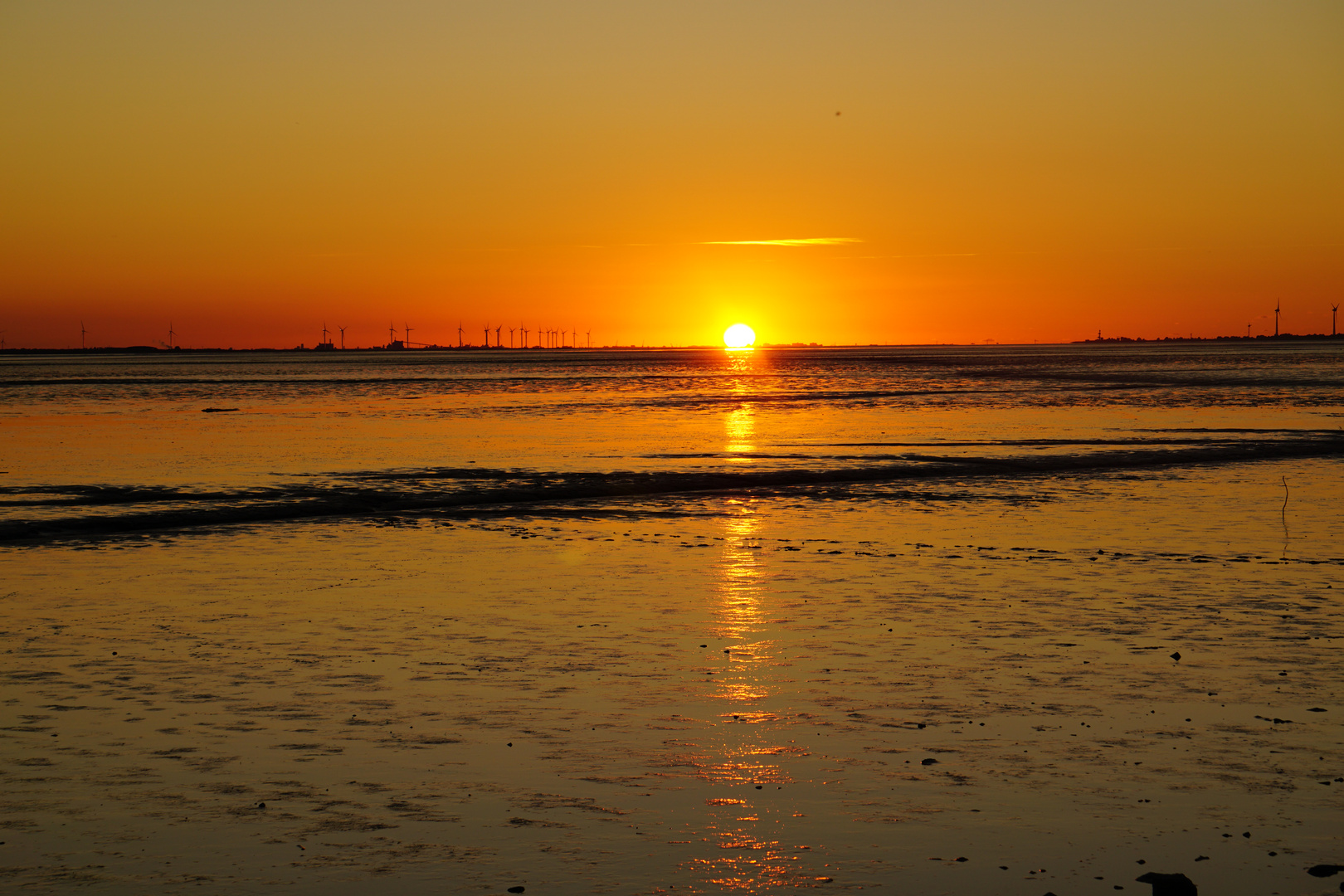 Sonnenuntergang bei Ditzum