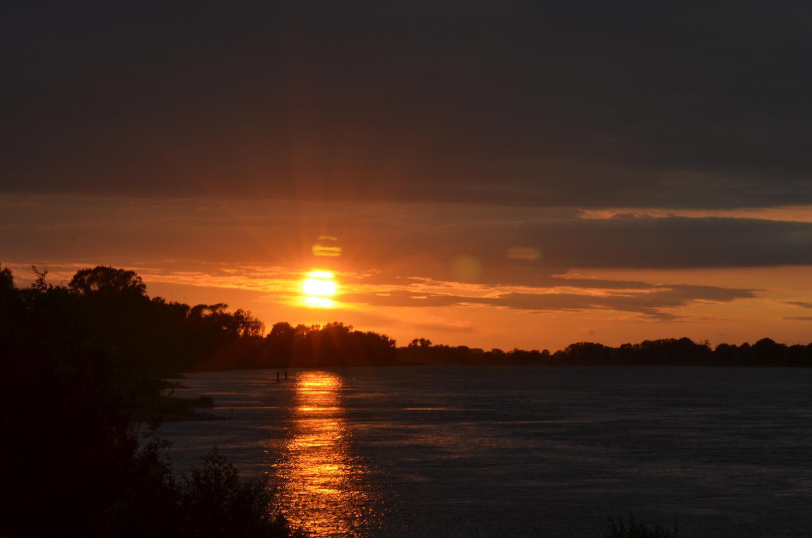 Sonnenuntergang bei Dömitz