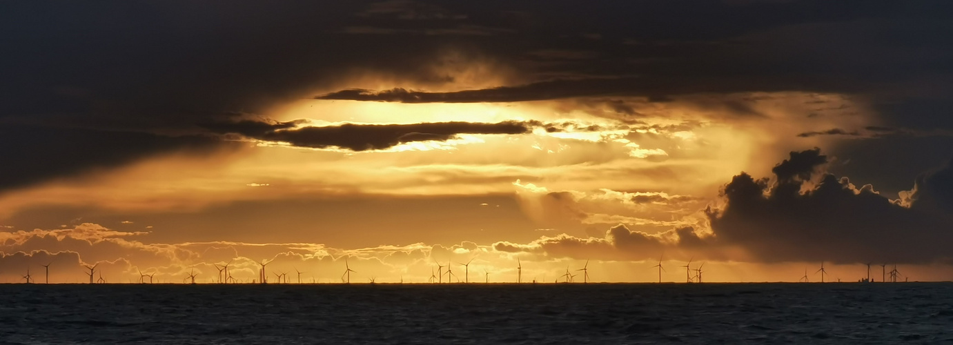 Sonnenuntergang bei Domburg