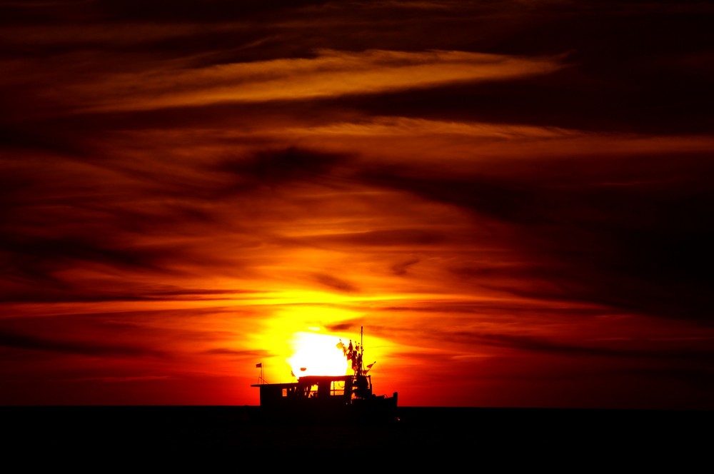 Sonnenuntergang bei Dranske 2