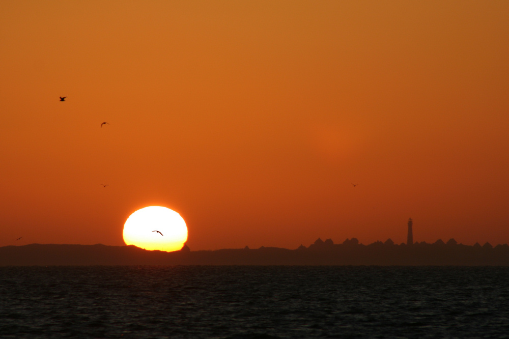 Sonnenuntergang bei Dunsum - Föhr