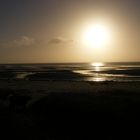 Sonnenuntergang bei Ebbe auf Föhr