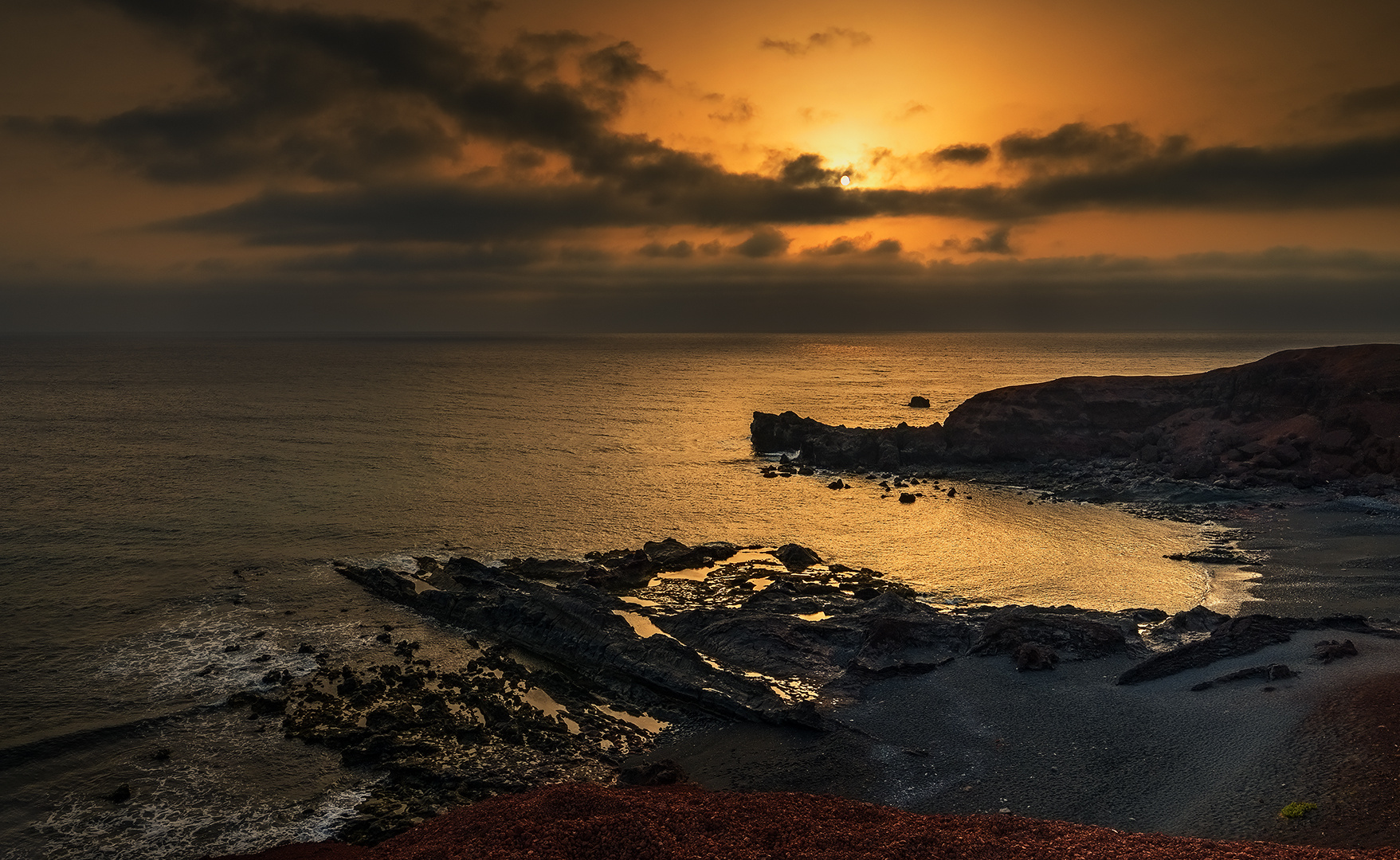 Sonnenuntergang bei El Golfo