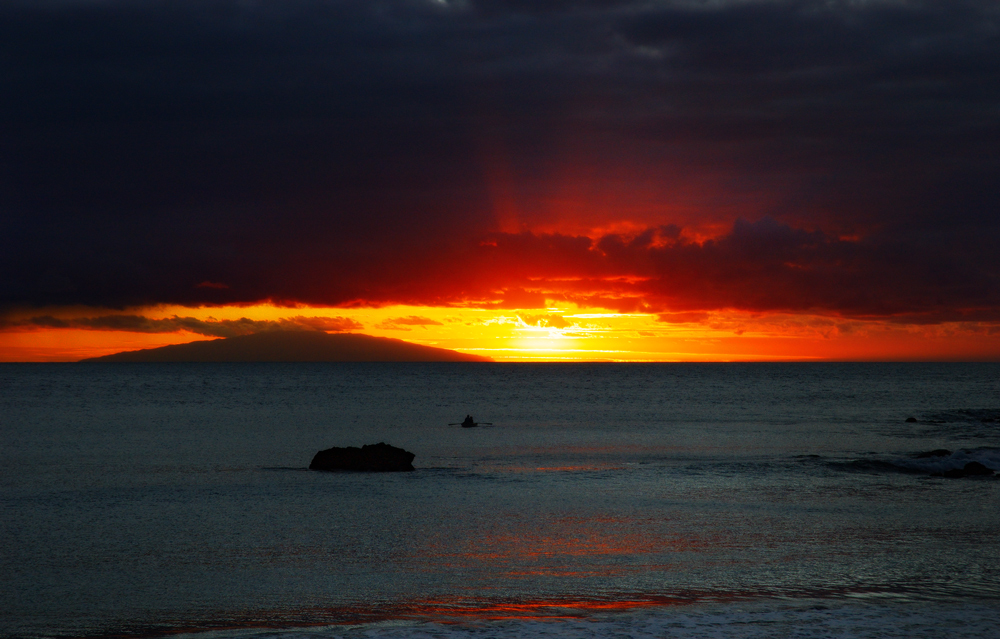 Sonnenuntergang bei El Hiero, La Gomera