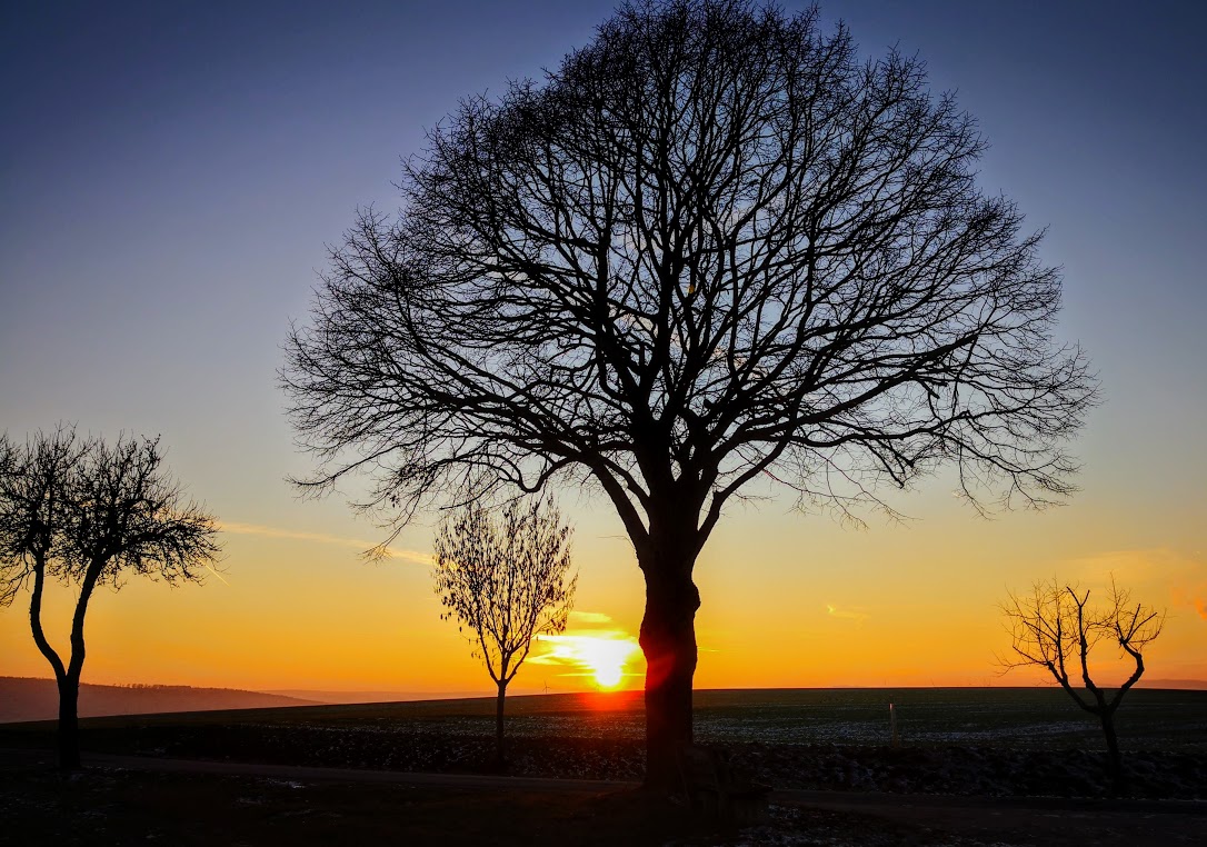 Sonnenuntergang bei Emmerthal-Bessinghausen