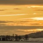 Sonnenuntergang bei Engstingen