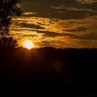 Sonnenuntergang bei Fürth/Vach im Wiesengrund