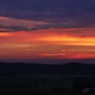 Sonnenuntergang bei Gächingen