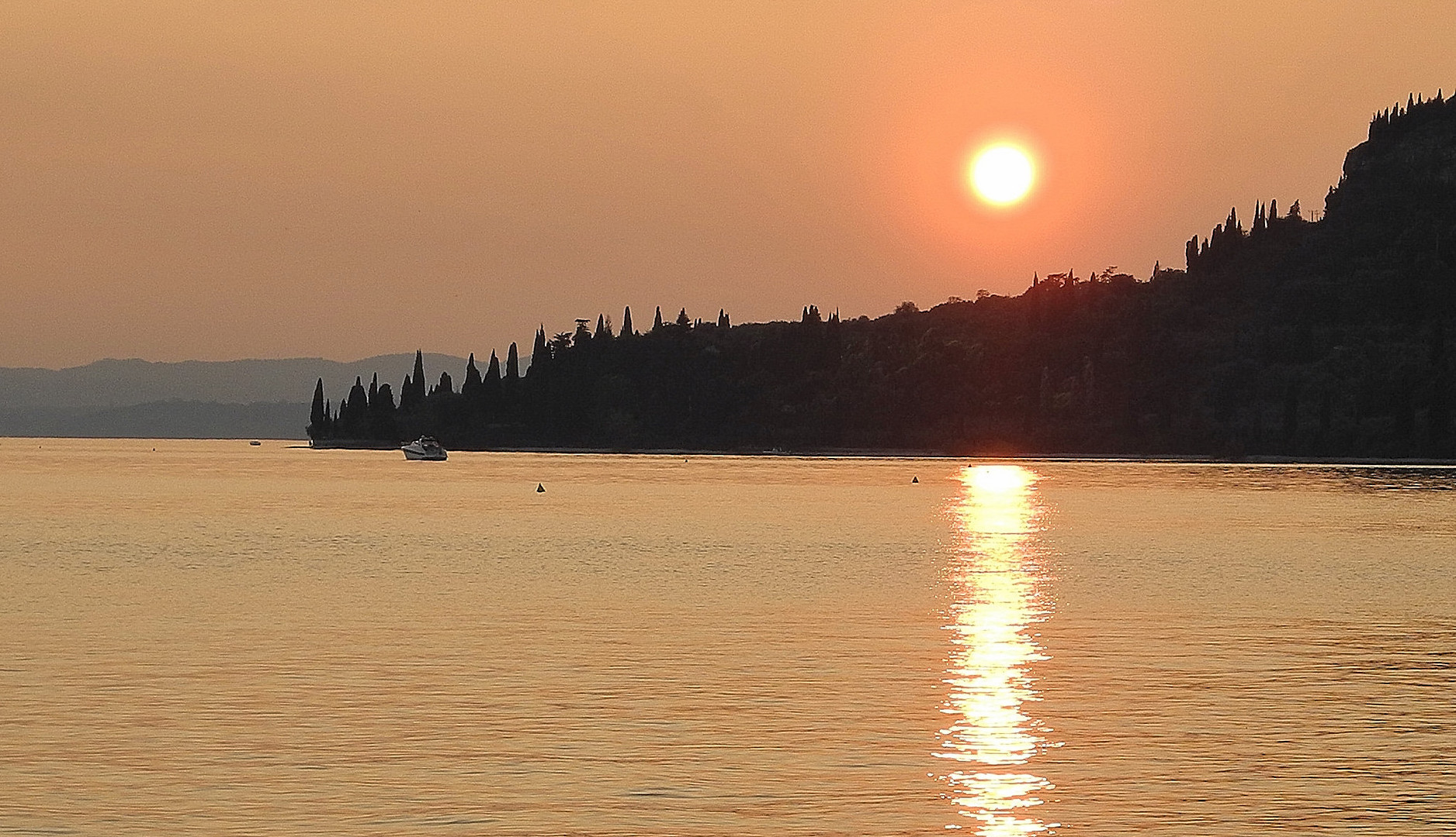 Sonnenuntergang bei Garda