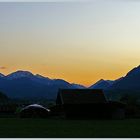 Sonnenuntergang bei Garmisch