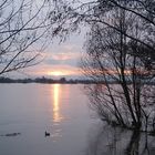 Sonnenuntergang bei Geesthacht/Elbe Bild 1