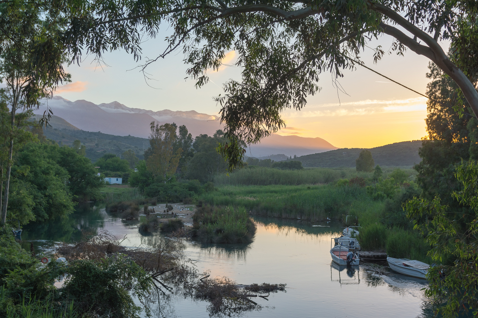 Sonnenuntergang bei Georgiopouli