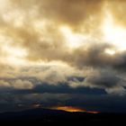 Sonnenuntergang bei Gewitter