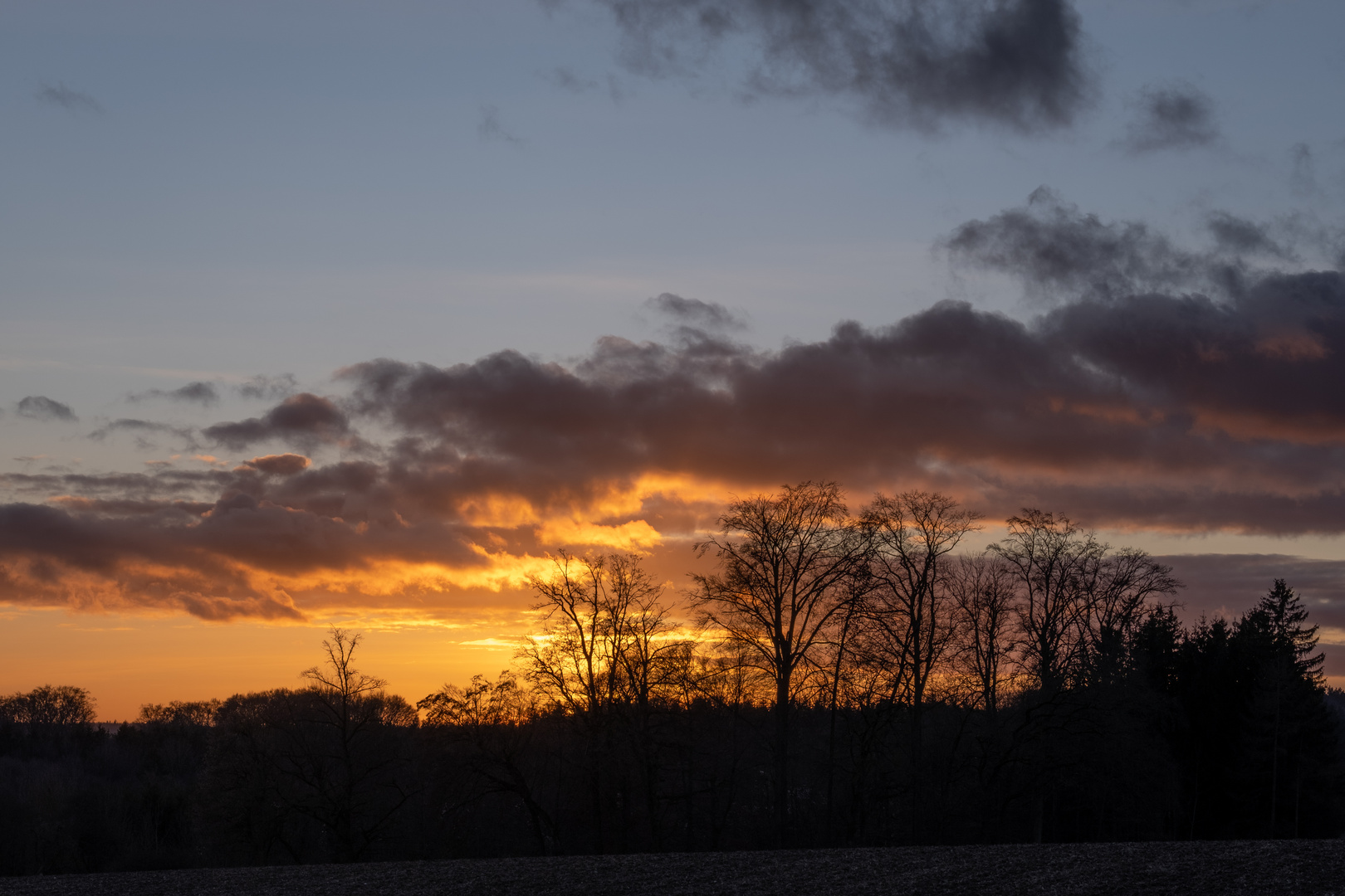 Sonnenuntergang bei Gilching