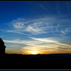 Sonnenuntergang bei Göttweig